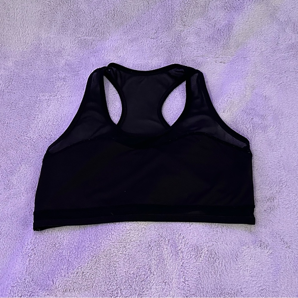 Mesh Detail Sports Bra
